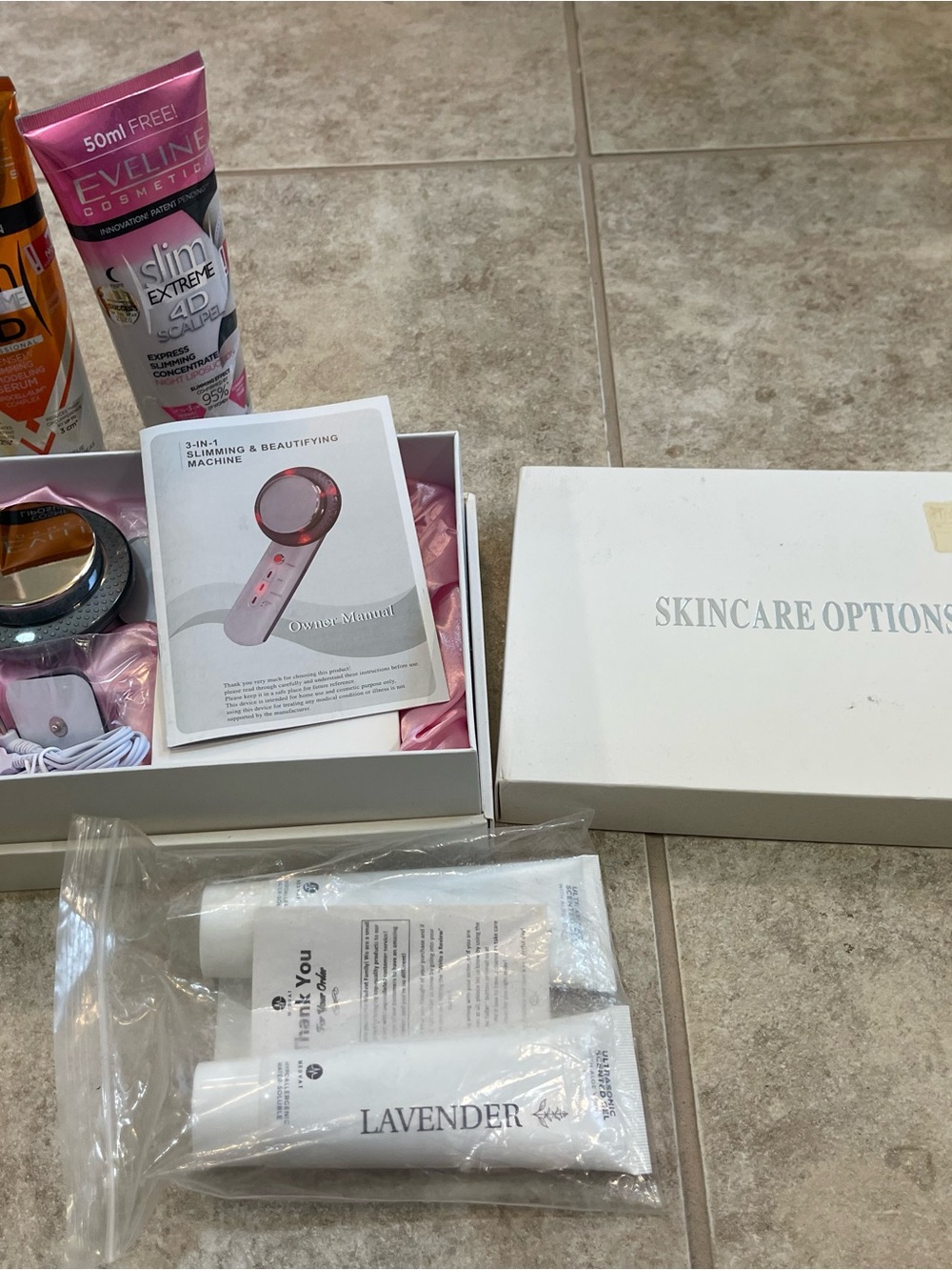 Lavender Set with Pink Beauty Device